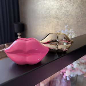 Spaarpot lip roze